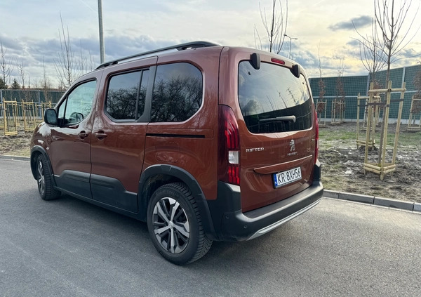 Peugeot Rifter cena 72000 przebieg: 222800, rok produkcji 2019 z Kraków małe 154